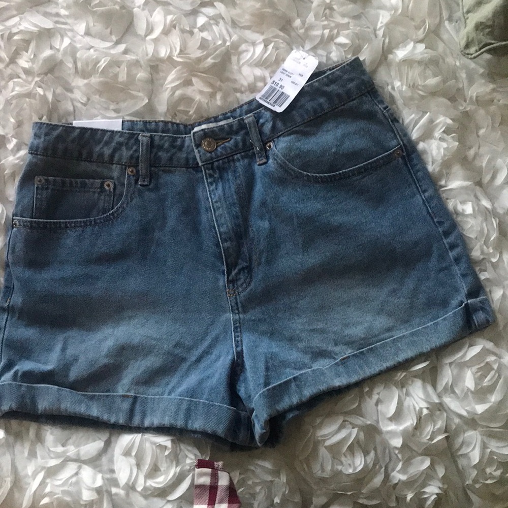 High waist denim short size 31